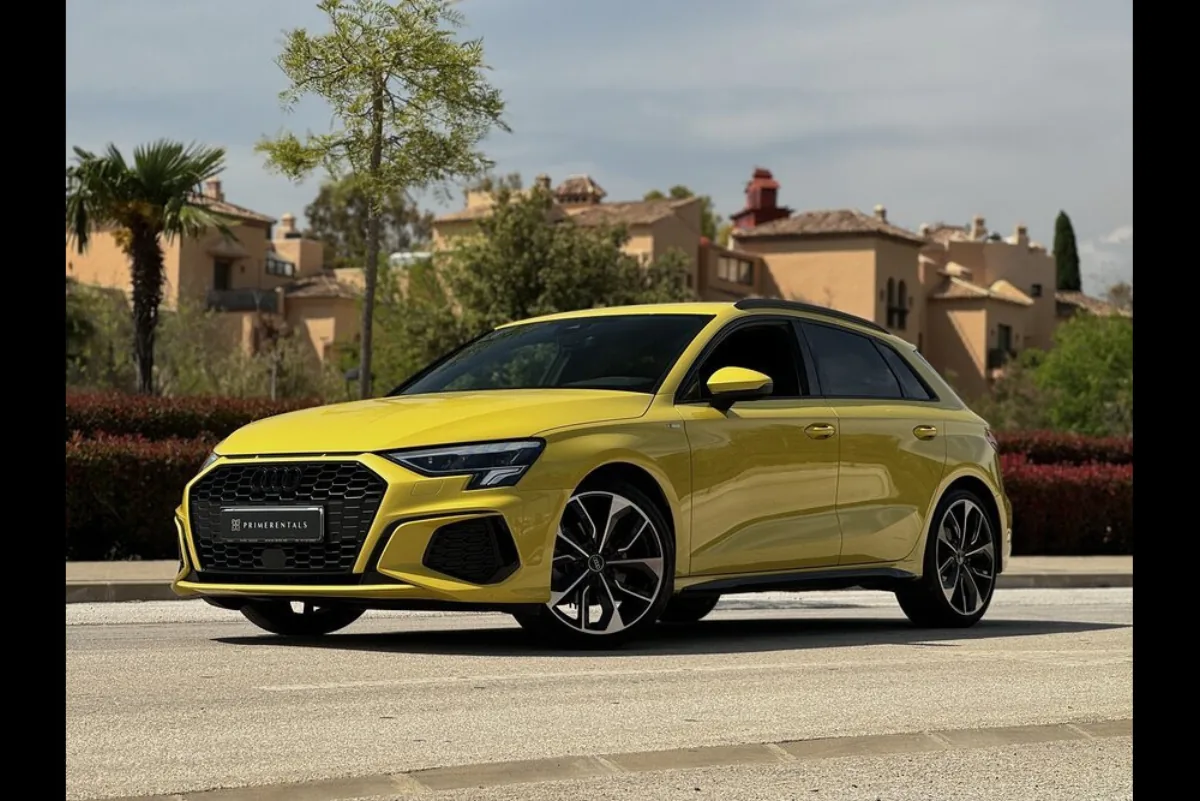 Rent Audi A3 S-line 2022 in Marbella
