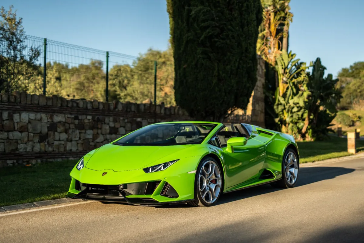 Rent Lamborghini Huracan Spyder in Marbella