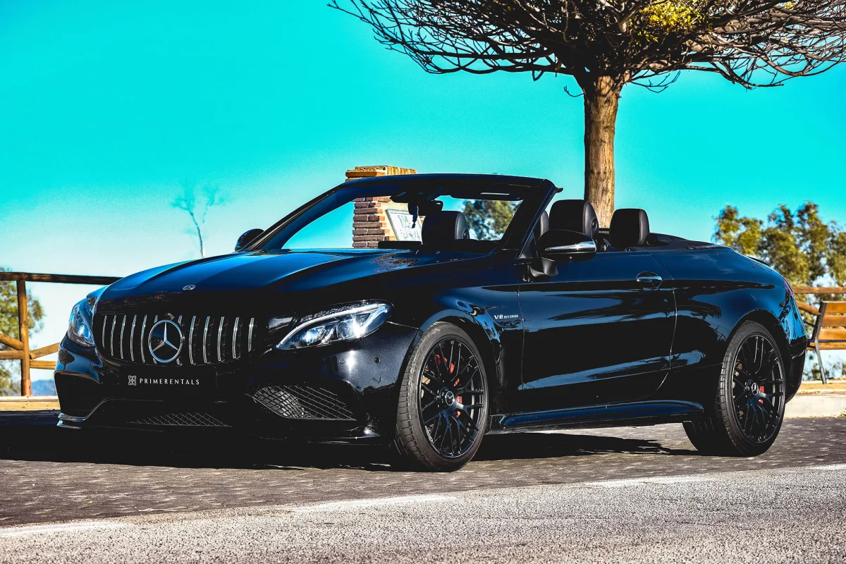 Rent Mercedes-Benz C63 AMG Cabrio in Marbella