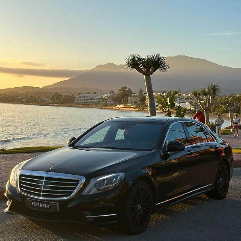 Rent Mercedes S350 in Marbella