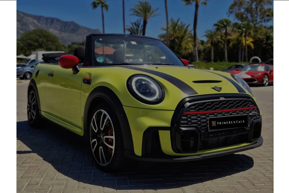 Rent Mini John Cooper Works Cabrio in Marbella