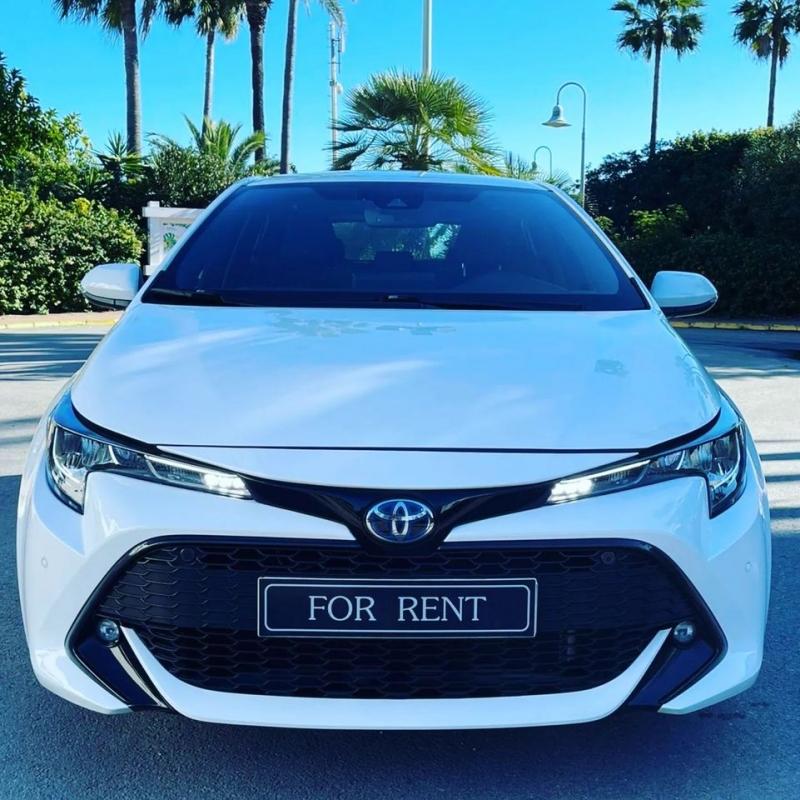 Rent Toyota Corolla Hybrid in Marbella